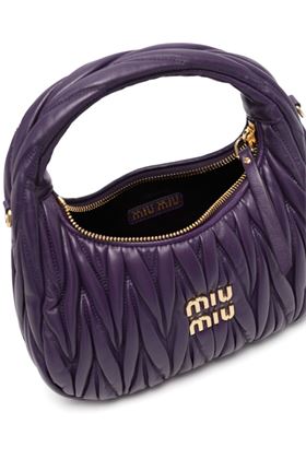 Borsa a spalla matelassé Mini Wander Miu Miu | 5BC125V-OOYN88F0030